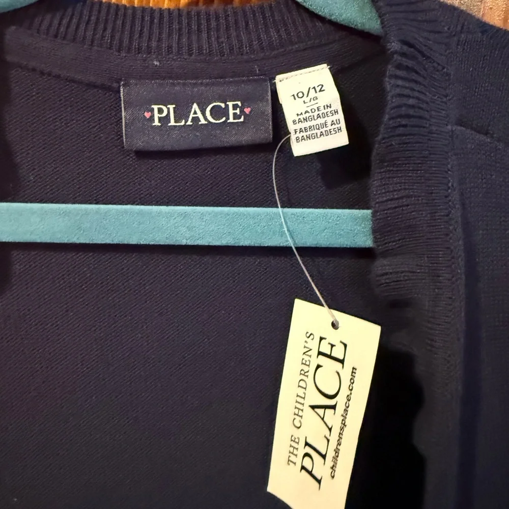 The Children's Place Dark Blue Knit Cardigan